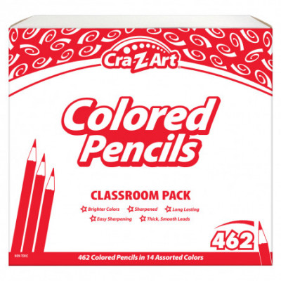 Colored pencil Classroom pack 8 color 462 ct Box - 74002-1